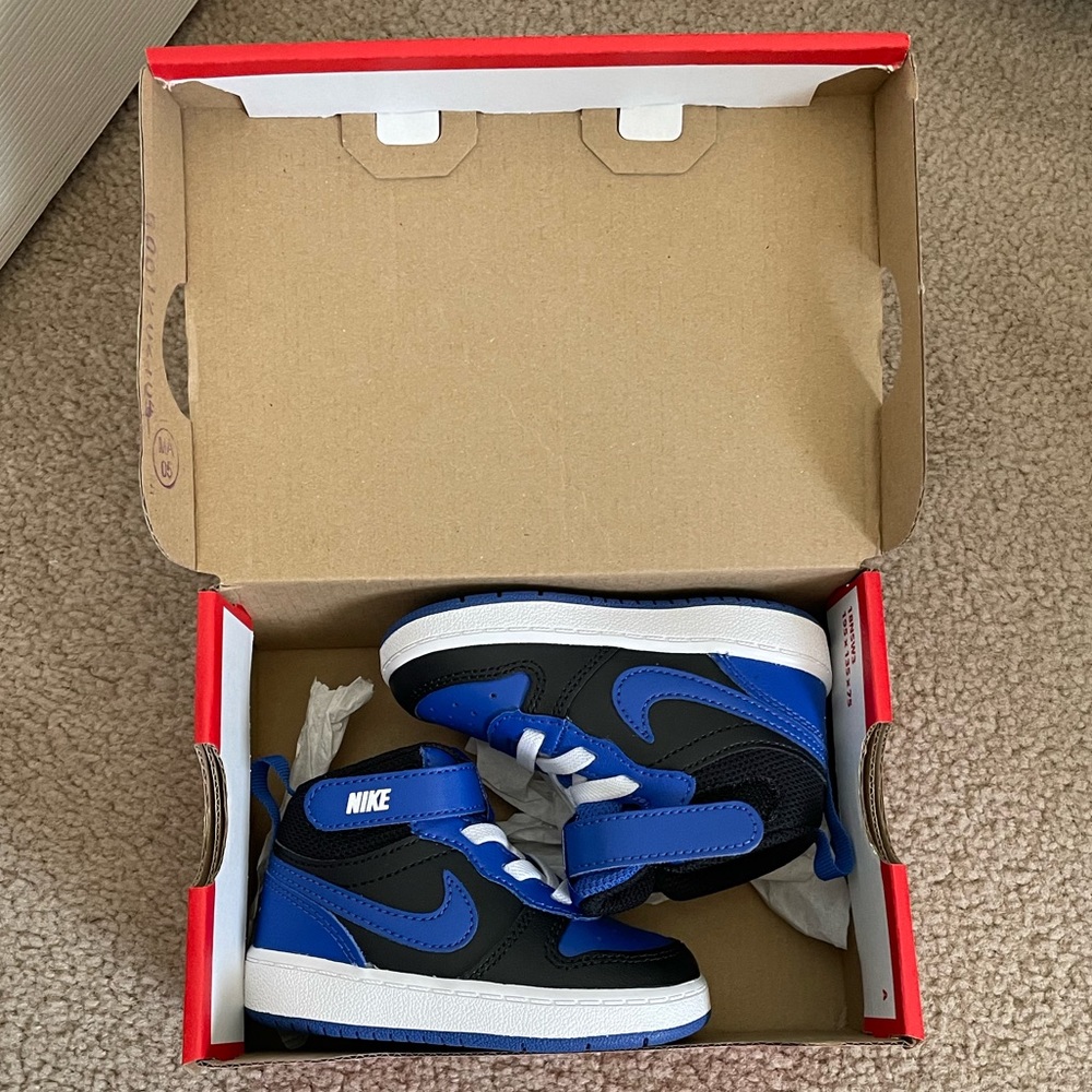 toddler nike court borough mid shoes